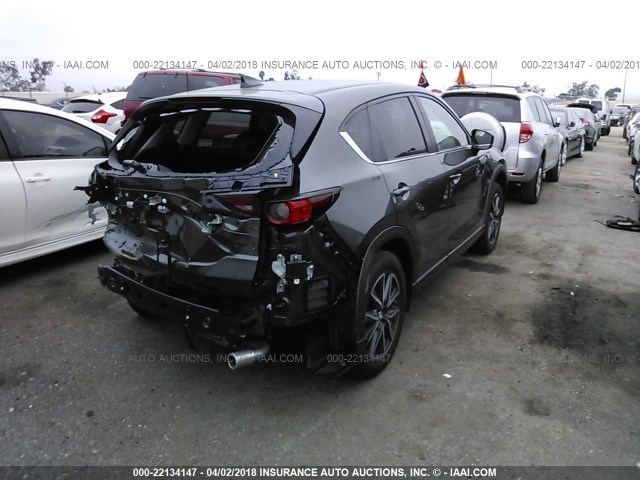 JM3KFACM3J0310647 - 2018 MAZDA CX-5 TOURING Gris photo 4