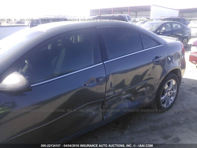 1G2ZH57N984142970 - 2008 PONTIAC G6 GT GRAY photo 6