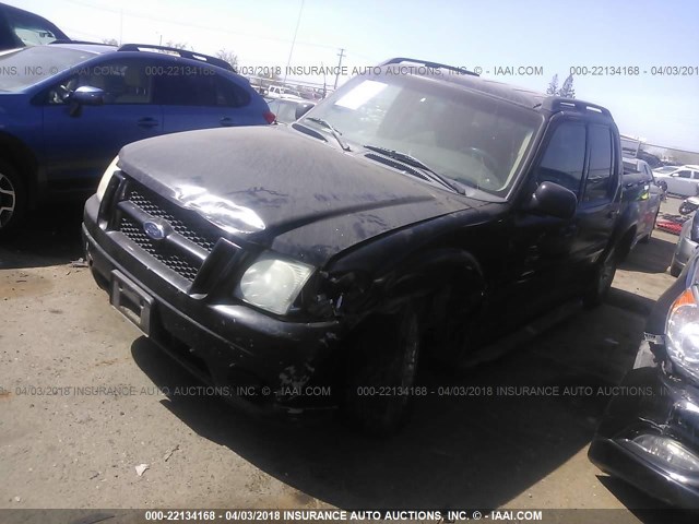 1FMZU67K45UB40568 - 2005 FORD EXPLORER SPORT TR  BLACK photo 2