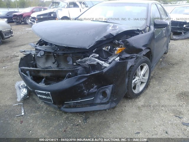 4T1BF1FK5EU326250 - 2014 TOYOTA CAMRY L/SE/LE/XLE 黑色 照片 6