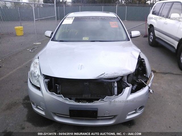 1N4BL2AP1AN523982 - 2010 NISSAN ALTIMA SR SILVER photo 6