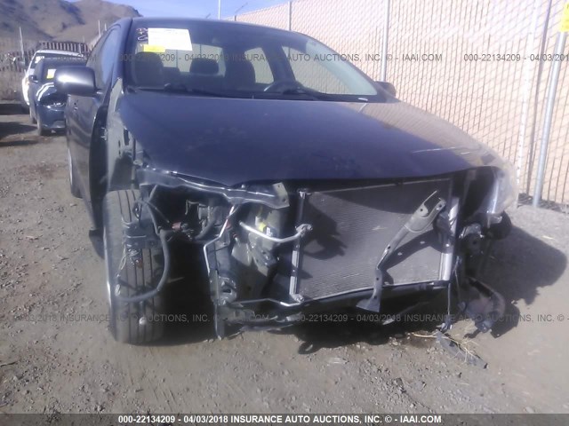 5YFBU4EE4DP201419 - 2013 TOYOTA COROLLA S/LE GRAY photo 6