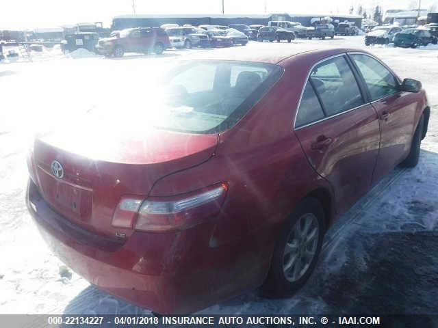 4T1BE46K09U292499 - 2009 TOYOTA CAMRY SE/LE/XLE 红色 照片 4