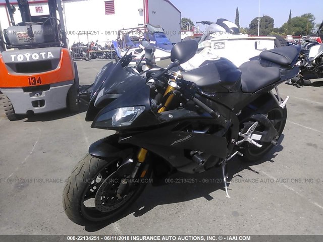 JYARJ16Y78A000778 - 2008 YAMAHA YZFR6 BLACK photo 2