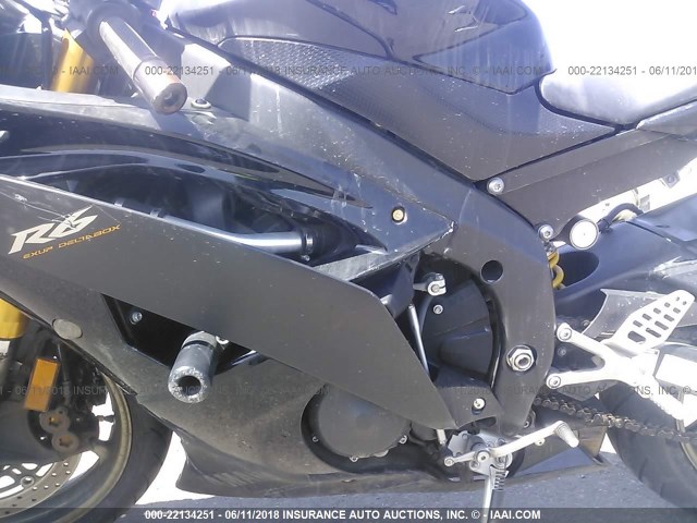 JYARJ16Y78A000778 - 2008 YAMAHA YZFR6 BLACK photo 9