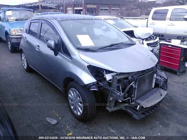 3N1CE2CP4EL408372 - 2014 NISSAN VERSA NOTE S/S PLUS/SV/SL SILVER photo 1
