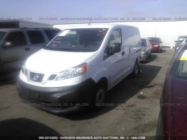 3N6CM0KN9FK693420 - 2015 NISSAN NV200 2.5S/2.5SV WHITE photo 2