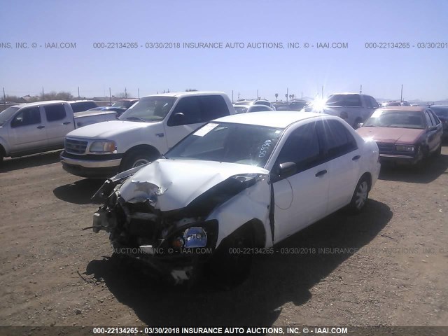 JA3AJ26E44U059310 - 2004 MITSUBISHI LANCER ES WHITE photo 2