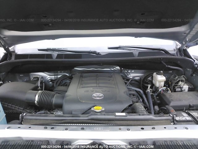 5TFAW5F10HX672014 - 2017 TOYOTA TUNDRA CREWMAX 1794/PLATINUM 银色 照片 10