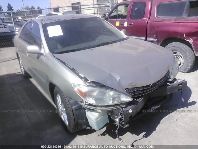 4T1BF30K53U560826 - 2003 TOYOTA CAMRY LE/XLE/SE GOLD photo 1