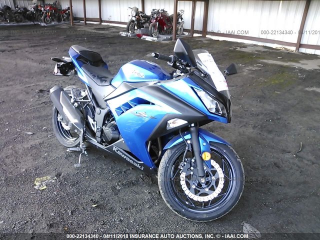 JKAEX8A16HDA32833 - 2017 KAWASAKI EX300 A BLUE photo 1