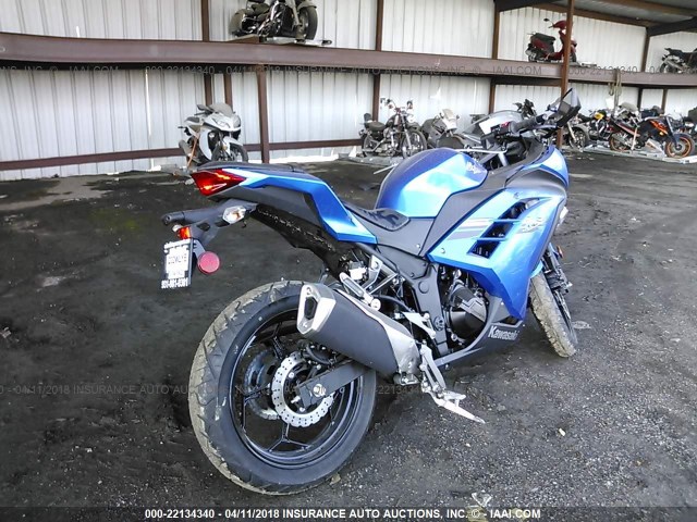 JKAEX8A16HDA32833 - 2017 KAWASAKI EX300 A BLUE photo 4