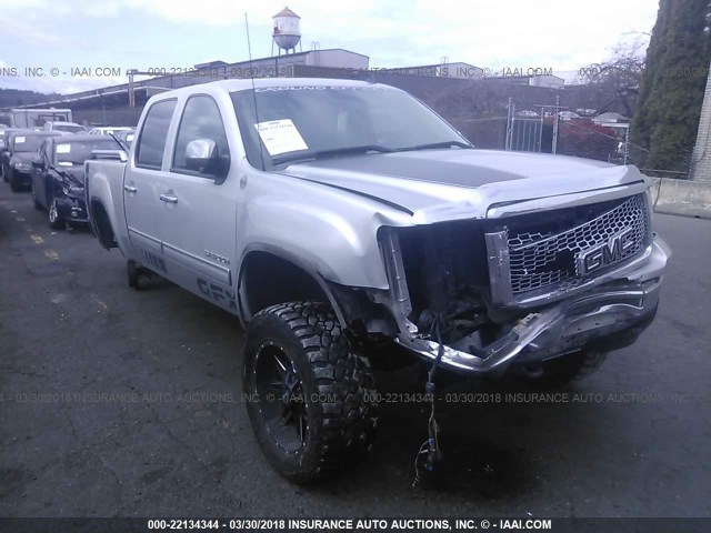 3GTRKWE34AG156949 - 2010 GMC SIERRA K1500 SLT SILVER photo 1