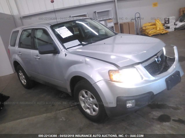 4F2CY9C75AKM08938 - 2010 MAZDA TRIBUTE I SILVER photo 1