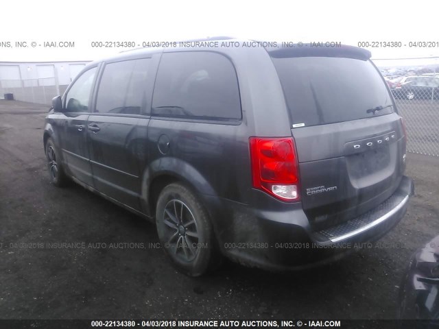 2C4RDGEG4GR373102 - 2016 DODGE GRAND CARAVAN R/T GRAY photo 3