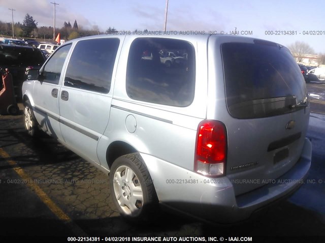 1GNDV23147D137956 - 2007 CHEVROLET UPLANDER LS Light Blue photo 3