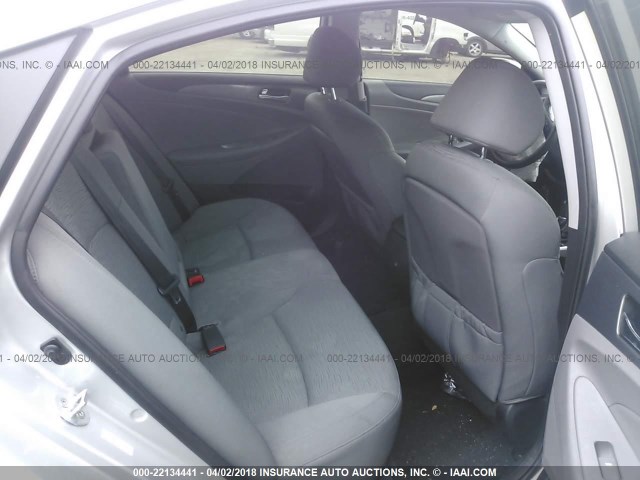 KMHEC4A45EA116765 - 2014 HYUNDAI SONATA HYBRID SILVER photo 8