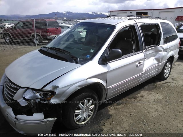 2C4GP54L65R240601 - 2005 CHRYSLER TOWN & COUNTRY TOURING SILVER photo 2