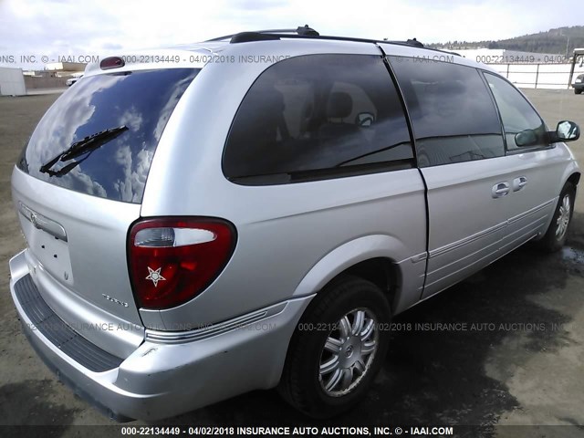 2C4GP54L65R240601 - 2005 CHRYSLER TOWN & COUNTRY TOURING SILVER photo 4