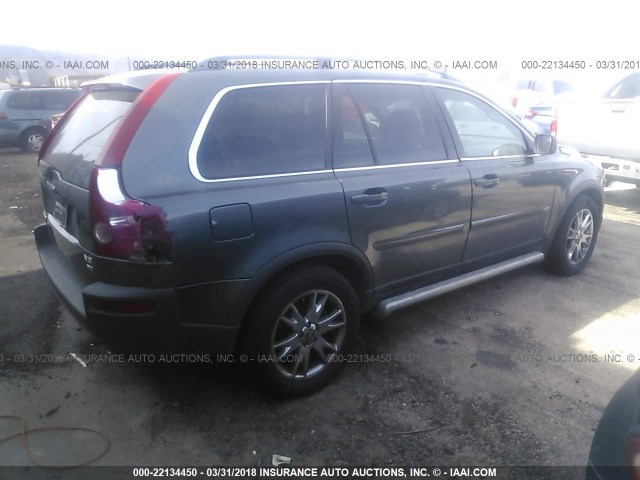 YV4CZ852061250365 - 2006 VOLVO XC90 V8 GRAY photo 4