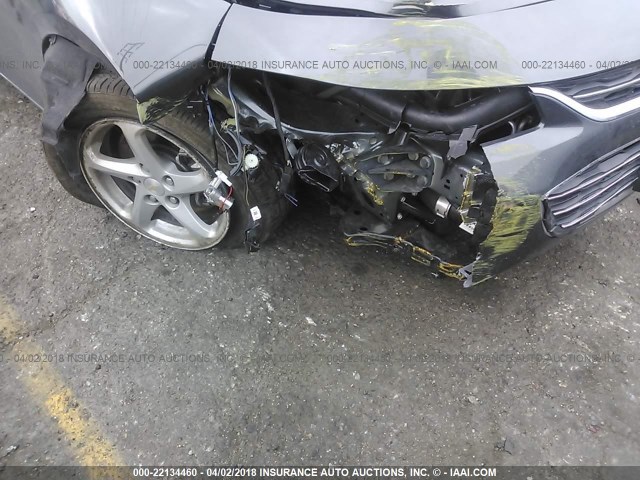 1G1ZB5STXHF171815 - 2017 CHEVROLET MALIBU LS ნაცრისფერი ფოტო 6