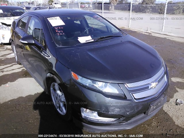 1G1RE6E44EU168823 - 2014 CHEVROLET VOLT GRAY photo 1