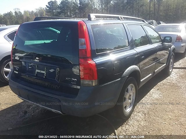 YV1SZ59H631098853 - 2003 VOLVO XC70 Dark Blue photo 4