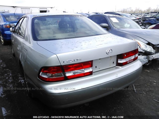 JT8BF28GX10327364 - 2001 LEXUS ES 300 GRAY photo 3