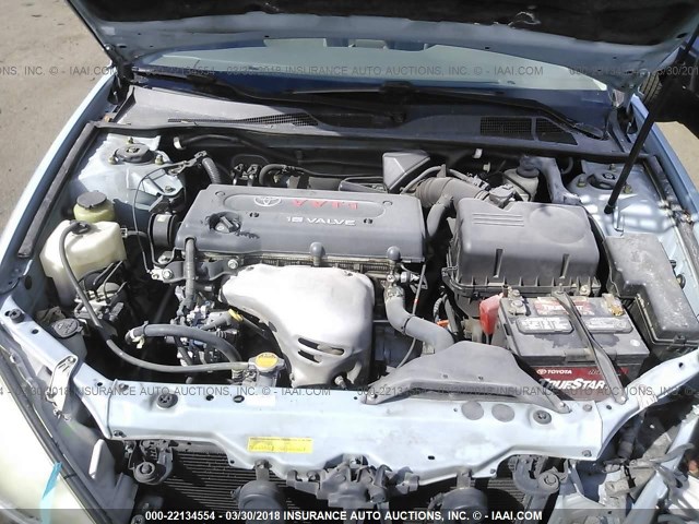 4T1BE32K05U595664 - 2005 TOYOTA CAMRY LE/XLE/SE BLUE photo 10