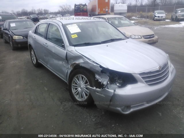 1C3LC66K48N162135 - 2008 CHRYSLER SEBRING LIMITED SILVER photo 1