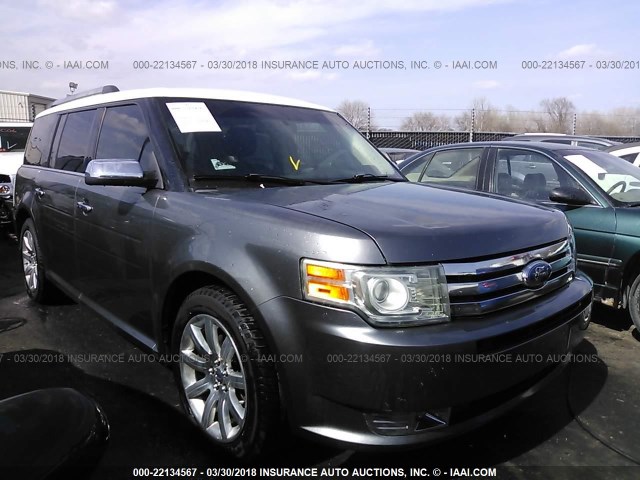 2FMGK5DC1ABA39167 - 2010 FORD FLEX LIMITED GRAY photo 1