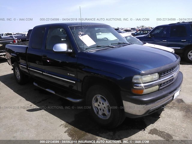 1GCEK19T6XE103231 - 1999 CHEVROLET SILVERADO K1500 BLUE photo 1