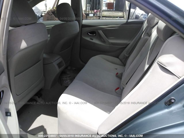 4T1BF3EK0BU679181 - 2011 TOYOTA CAMRY SE/LE/XLE GREEN photo 8