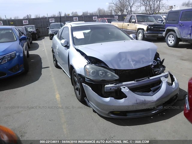 JH4DC53003C011910 - 2003 ACURA RSX TYPE-S SILVER photo 1