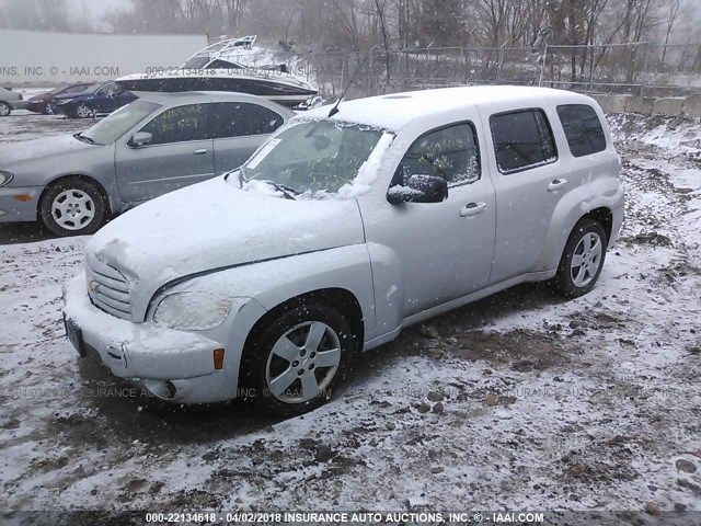 3GNBAADB3AS582636 - 2010 CHEVROLET HHR LS SILVER photo 2