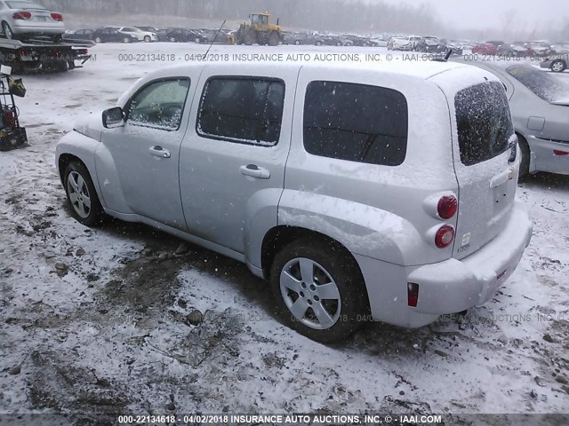 3GNBAADB3AS582636 - 2010 CHEVROLET HHR LS SILVER photo 3
