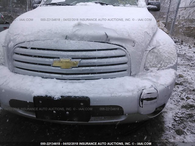 3GNBAADB3AS582636 - 2010 CHEVROLET HHR LS SILVER photo 6