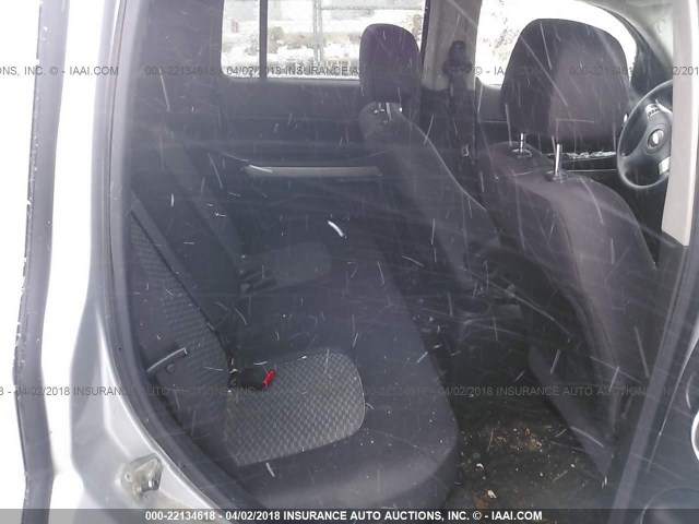 3GNBAADB3AS582636 - 2010 CHEVROLET HHR LS SILVER photo 8