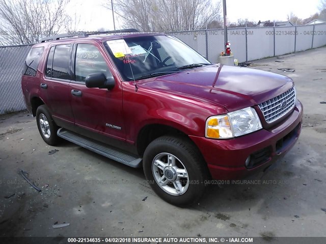 1FMZU73E05ZA49211 - 2005 FORD EXPLORER XLT/XLT SPORT/NBX RED photo 1