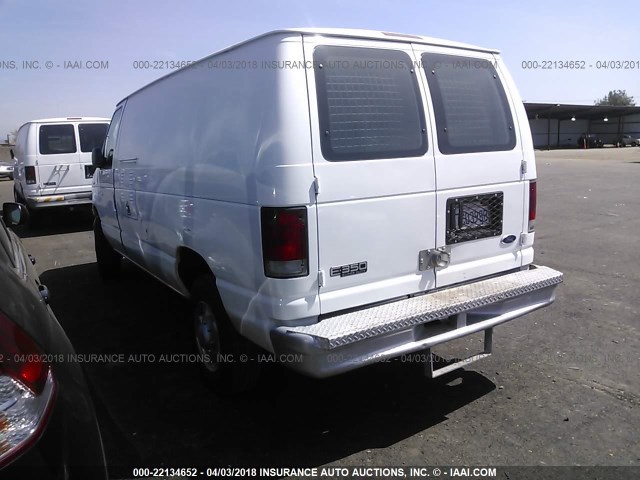 1FTSE34SX1HB18745 - 2001 FORD ECONOLINE E350 SUPER DUTY VAN WHITE photo 3