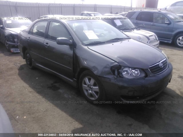 1NXBR32E58Z949892 - 2008 TOYOTA COROLLA CE/LE/S GRAY photo 1