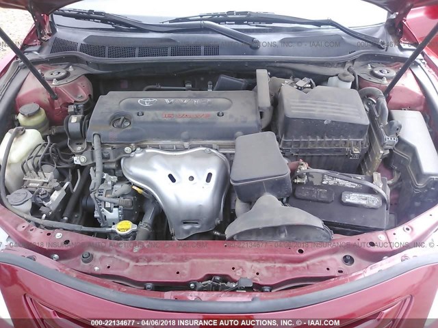 4T1BE46K89U291715 - 2009 TOYOTA CAMRY SE/LE/XLE 栗色 照片 10