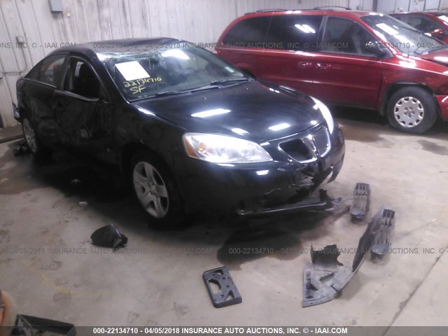 1G2ZG57B794187383 - 2009 PONTIAC G6 BLACK photo 1