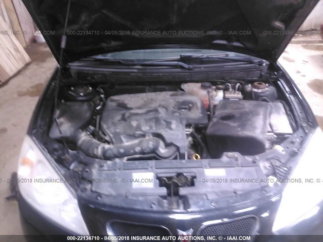 1G2ZG57B794187383 - 2009 PONTIAC G6 BLACK photo 10