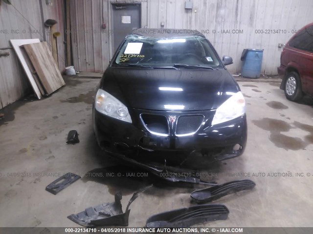 1G2ZG57B794187383 - 2009 PONTIAC G6 BLACK photo 6