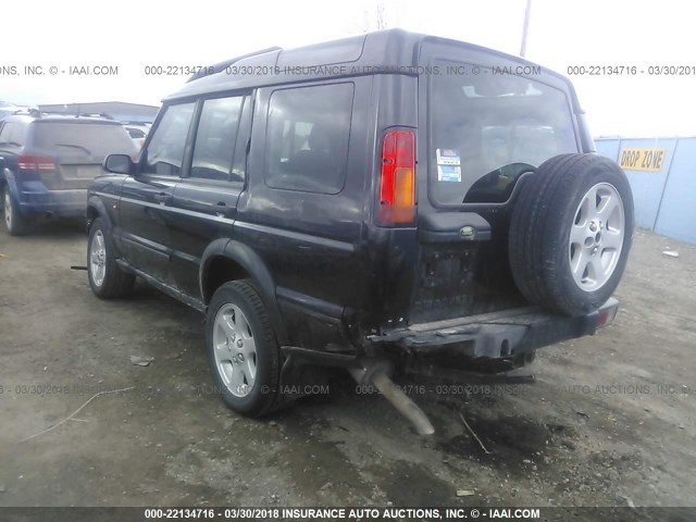 SALTW19444A859303 - 2004 LAND ROVER DISCOVERY II SE BLACK photo 3