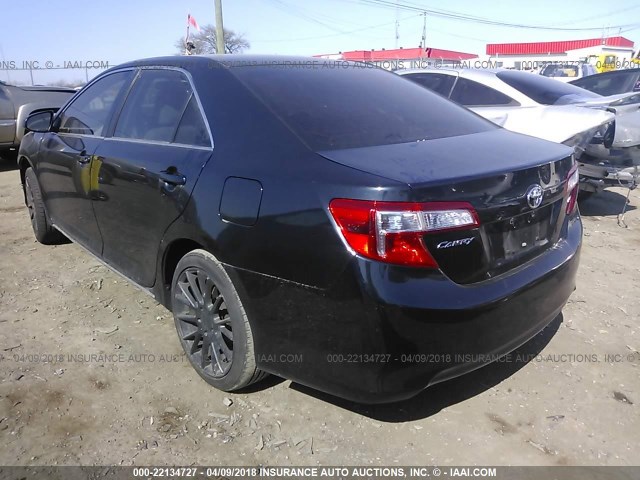 4T1BF1FK7DU245488 - 2013 TOYOTA CAMRY L/SE/LE/XLE BLUE photo 3