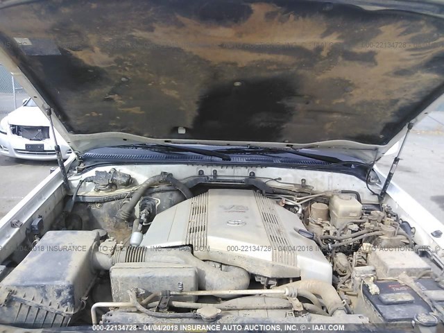 JT3HT05J2X0039070 - 1999 TOYOTA LAND CRUISER  WHITE photo 10