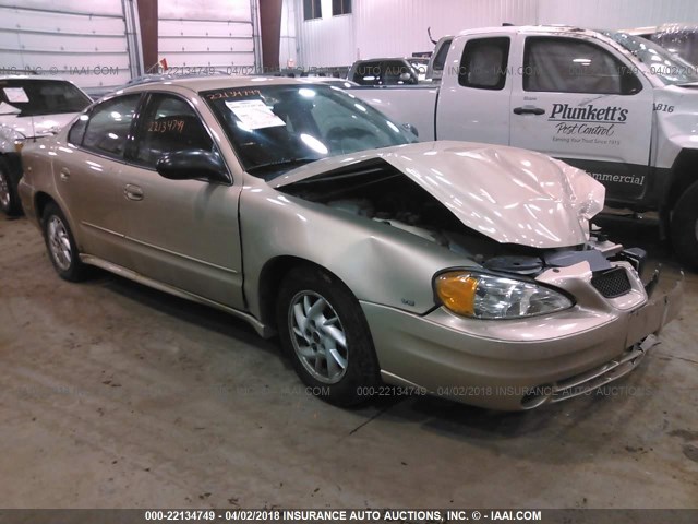 1G2NF52E14M588388 - 2004 PONTIAC GRAND AM SE1 GOLD photo 1