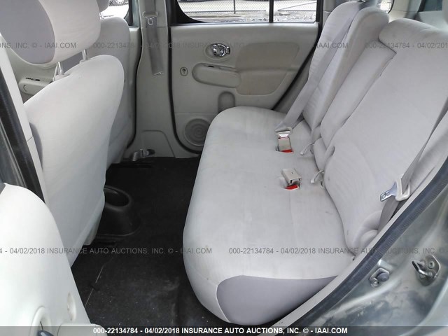 JN8AZ2KR9BT203699 - 2011 NISSAN CUBE S/SL/KROM GRAY photo 8